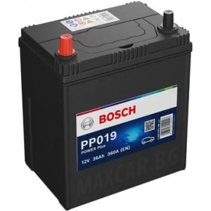 Aкумулатор BOSCH POWER PLUS 12 V 36 Ah JIS L+, 360A