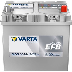 Акумулатор VARTA EFB 12 V 65 Ah JIS, 650 A