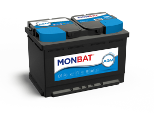 Акумулатор MONBAT 12 V 70 Ah AGM, 760A