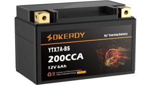 Мото акумулатор YTX7A-BS Sodium Ion Νa+ battery, 12V 6Ah, 200A/CCA for motorcycles, ATV, UTV, Jet Ski, Snowmobile