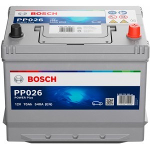 Aкумулатор BOSCH POWER PLUS 12 V 70 Ah JIS R+, 540A
