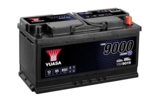 Акумулатор YUASA YBX9000 AGM 12 V 95AH, 850A R+