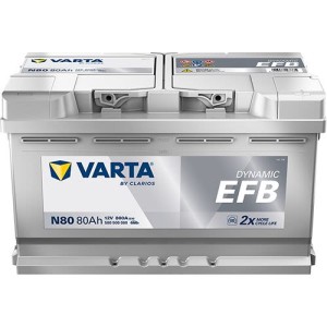 Акумулатор VARTA EFB 12 V 80 Ah, 800 A
