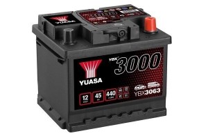 Акумулатор YUASA YBX3000 12 V 45AH, 440A R+
