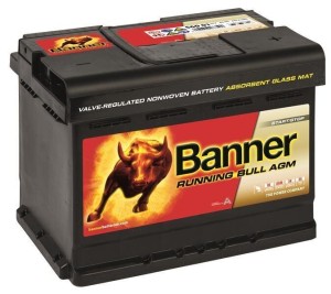 Акумулатор BANNER RUNNING BULL AGM 12 V 60Ah, 640A