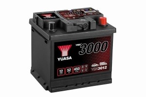 Акумулатор YUASA YBX3000 12 V 52AH, 450A R+