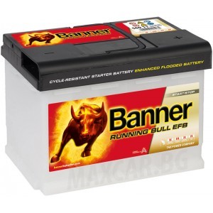 Aкумулатор BANNER RUNNING BULL EFB 12 V 60 Ah, 580A