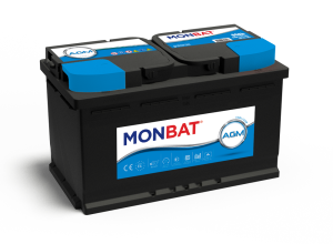 Акумулатор MONBAT 12 V 80 Ah AGM, 840A