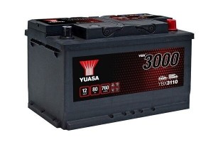 Акумулатор YUASA YBX3000 12 V 80AH, 760A R+