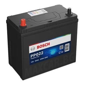 Aкумулатор BOSCH POWER PLUS 12 V 45 Ah JIS L+, 330A
