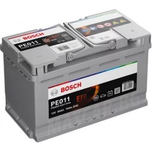 Aкумулатор BOSCH EFB 12 V 80 Ah, 760A