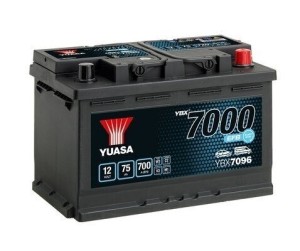Акумулатор YUASA YBX7000 12 V 75 AH EFB, 700 A