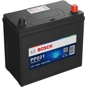 Aкумулатор BOSCH POWER PLUS 12 V 45 Ah JIS R+, 330A