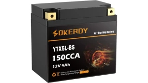 Мото акумулатор YTX5L-BS Sodium Ion Νa+ battery, 12V 4Ah, 150A/CCA for motorcycles, ATV, UTV, Jet Ski, Snowmobile